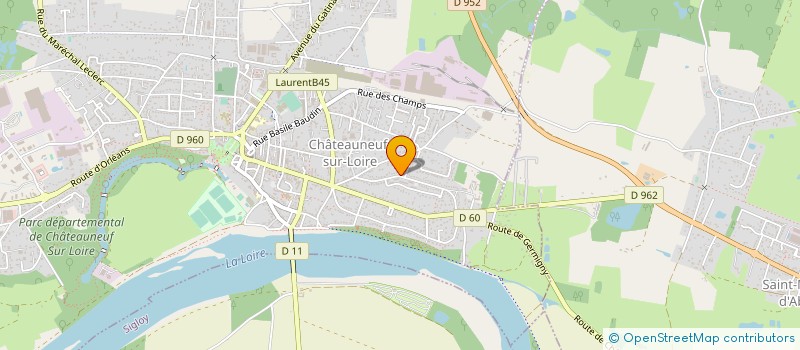 localisation de l'entreprise MONSIEUR ERSIN TASPINAR  CHATEAUNEUF-SUR-LOIRE
