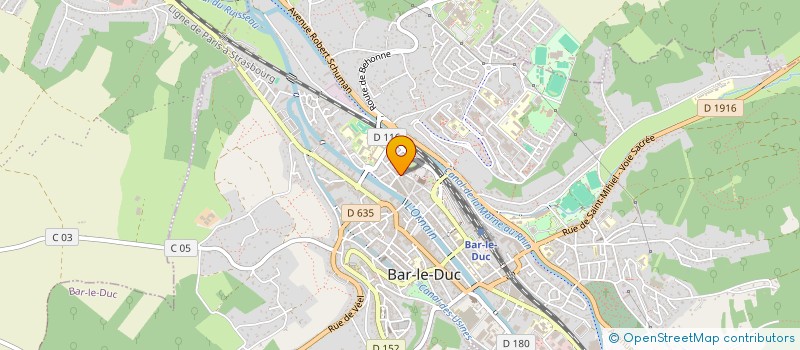 localisation de l'entreprise MONSIEUR ERSIN YAMAN à BAR-LE-DUC