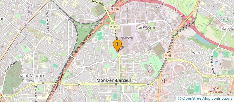 localisation de l'entreprise MONSIEUR ERSIN YILDIRIM  MONS-EN-BARUL