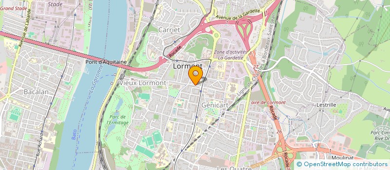 localisation de l'entreprise MONSIEUR ERTUGRUL CELIK  LORMONT