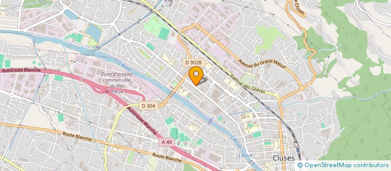 localisation de l'entreprise MONSIEUR ERTUNAHAN GUVEN  CLUSES