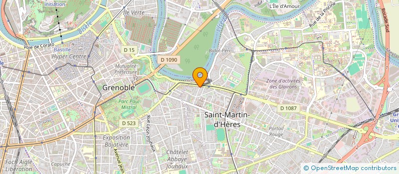 localisation de l'entreprise MONSIEUR ERVAN SICAUD-CLYET  SAINT-MARTIN-D'HERES