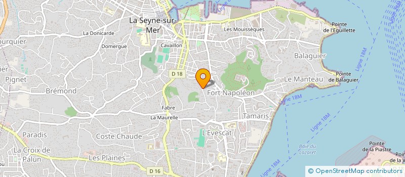 localisation de l'entreprise MONSIEUR ERVAND CEROPIAN à LA SEYNE-SUR-MER