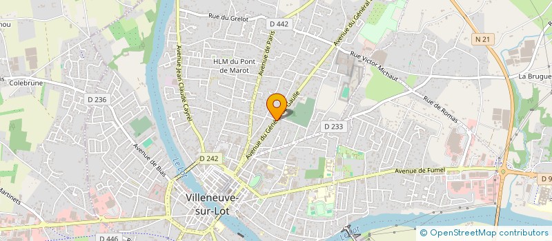 localisation de l'entreprise MONSIEUR ERVE BRISSE  VILLENEUVE-SUR-LOT