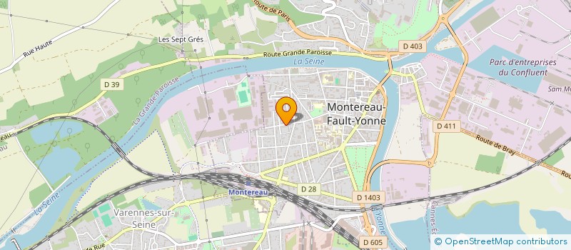 localisation de l'entreprise MONSIEUR ERVE MINKALA  MONTEREAU-FAULT-YONNE