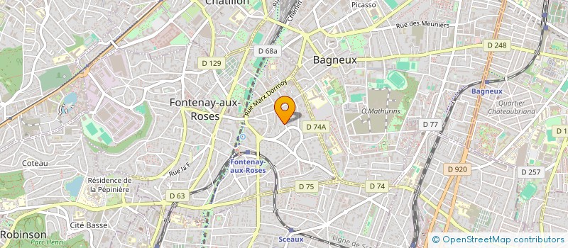 localisation de l'entreprise MONSIEUR ERVIN NAZIF à FONTENAY-AUX-ROSES