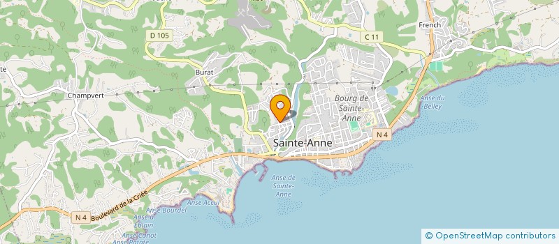 localisation de l'entreprise MONSIEUR ERVIN SORHAINDO à SAINTE-ANNE