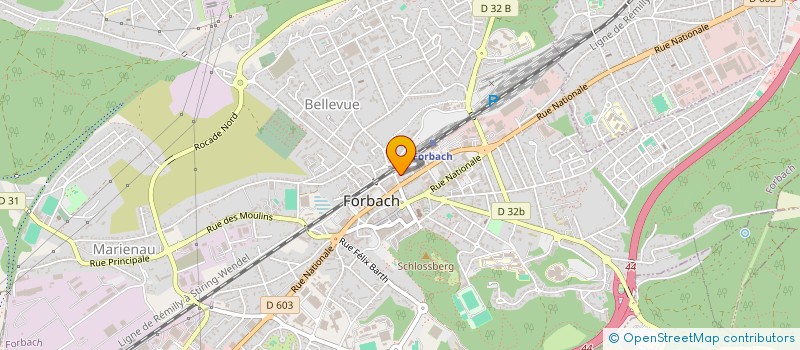 localisation de l'entreprise MONSIEUR ERVIN ZUMBERI  FORBACH