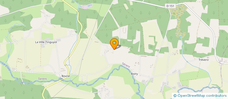 localisation de l'entreprise MONSIEUR ERWAN ALLAIN  SERENT