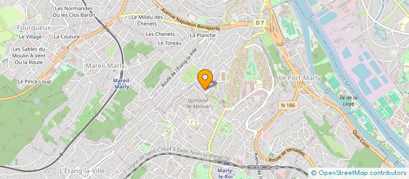 localisation de l'entreprise MONSIEUR ERWAN AMER  LE PECQ