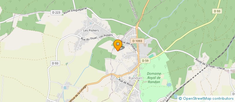 localisation de l'entreprise MONSIEUR ERWAN ARNAUD  RANDAN