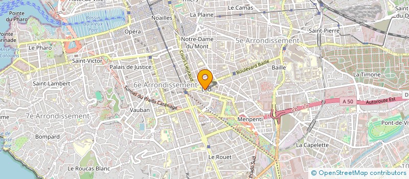 localisation de l'entreprise MONSIEUR ERWAN BACCOUCHE à MARSEILLE