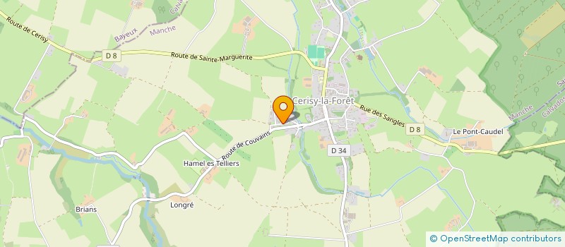 localisation de l'entreprise MONSIEUR ERWAN BAILHACHE  CERISY-LA-FORET