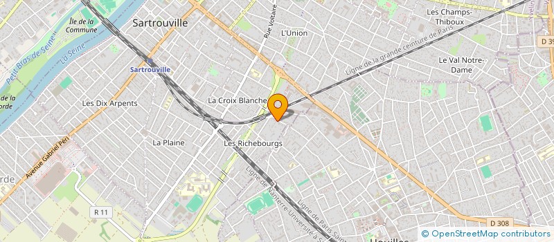 localisation de l'entreprise MONSIEUR ERWAN BARDIOT  SARTROUVILLE