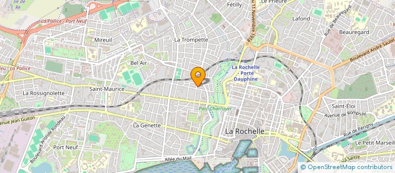 localisation de l'entreprise MONSIEUR ERWAN BAUDIN à LA ROCHELLE