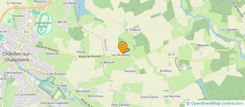 localisation de l'entreprise MONSIEUR ERWAN BAUMANN  ROMANS