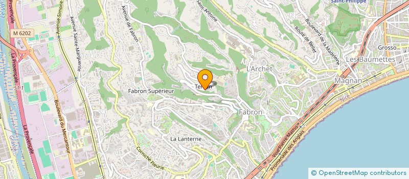 localisation de l'entreprise MONSIEUR ERWAN BAYOU  NICE