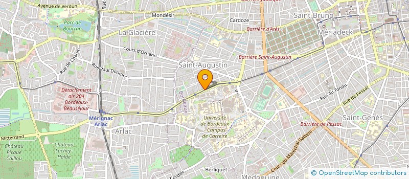 localisation de l'entreprise MONSIEUR ERWAN BEAULIEU  BORDEAUX