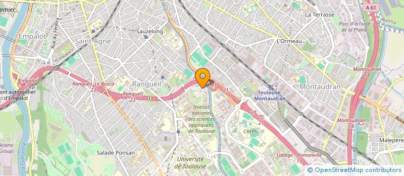 localisation de l'entreprise MONSIEUR ERWAN BEGUIN à TOULOUSE