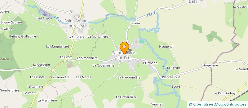 localisation de l'entreprise MONSIEUR ERWAN BERGHER à SAINT-HILAIRE-SUR-ERRE