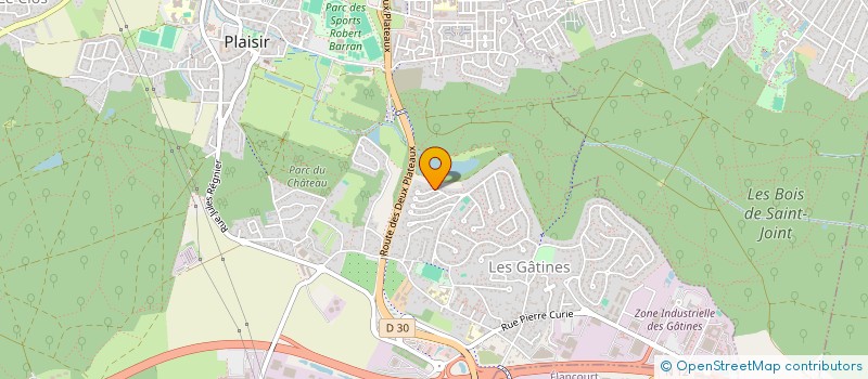 localisation de l'entreprise MONSIEUR ERWAN BERNARD LOUIS CORCUFF  PLAISIR