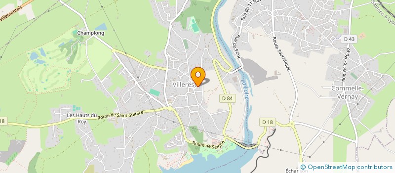 localisation de l'entreprise MONSIEUR ERWAN BERTHOUT  VILLEREST