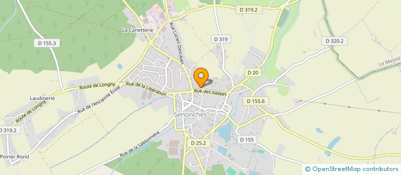 localisation de l'entreprise MONSIEUR ERWAN BERTIN à SENONCHES
