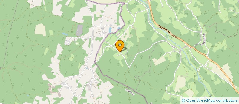 localisation de l'entreprise MONSIEUR ERWAN BIHOREAU  SAINT-CIRQ-MADELON