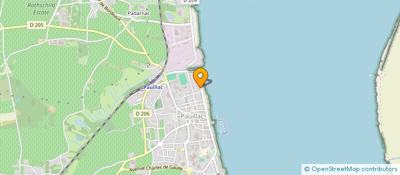 localisation de l'entreprise MONSIEUR ERWAN BINAUD  PAUILLAC