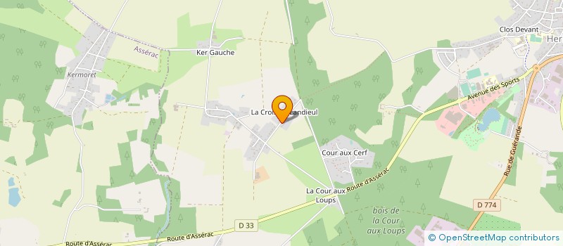 localisation de l'entreprise MONSIEUR ERWAN BIRON à HERBIGNAC