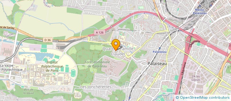 localisation de l'entreprise MONSIEUR ERWAN BISSONNET à PALAISEAU
