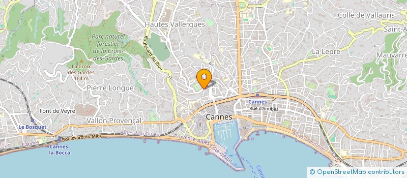 localisation de l'entreprise MONSIEUR ERWAN BONTHONNEAU à CANNES