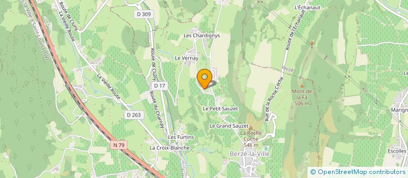 localisation de l'entreprise MONSIEUR ERWAN BOUCHER  BERZE-LA-VILLE