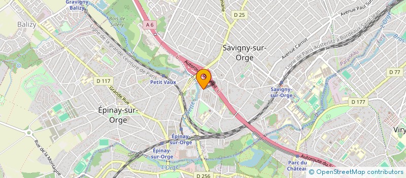localisation de l'entreprise MONSIEUR ERWAN BOURQUIN  SAVIGNY-SUR-ORGE