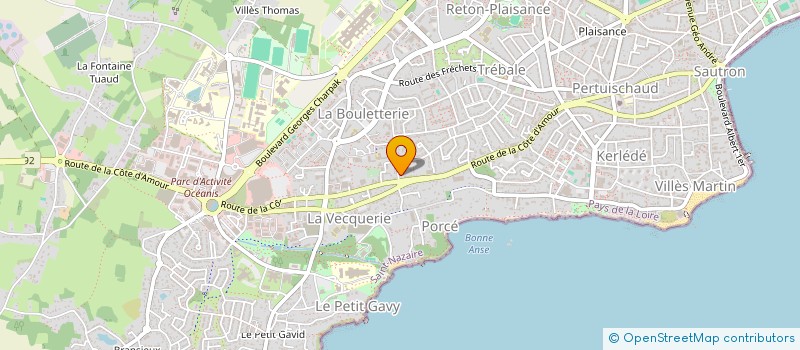 localisation de l'entreprise MONSIEUR ERWAN BOURRIER  SAINT-NAZAIRE