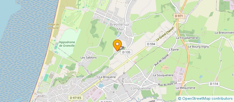 localisation de l'entreprise MONSIEUR ERWAN BRINDJONC  BREVILLE-SUR-MER