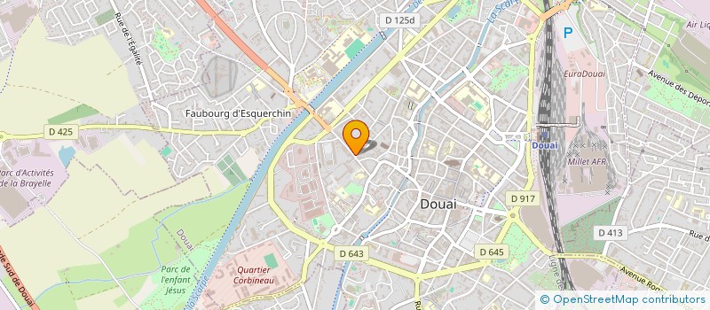 localisation de l'entreprise MONSIEUR ERWAN BRULE  DOUAI