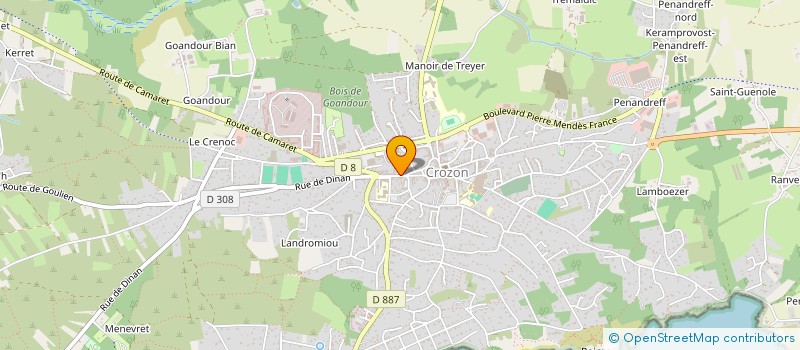 localisation de l'entreprise MONSIEUR ERWAN CADEC  SAINT-SEGAL