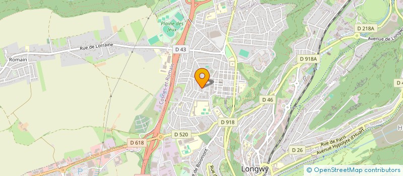 localisation de l'entreprise MONSIEUR ERWAN CAUGANT à LONGWY