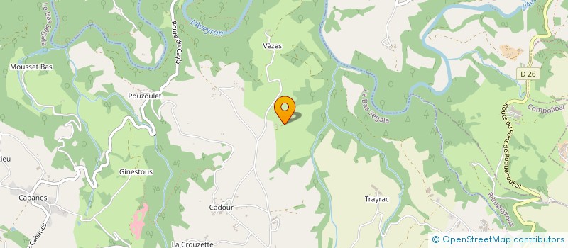 localisation de l'entreprise MONSIEUR ERWAN CAVALIER  LE BAS SEGALA