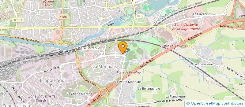 localisation de l'entreprise MONSIEUR ERWAN CHARLIER  CESSON-SEVIGNE