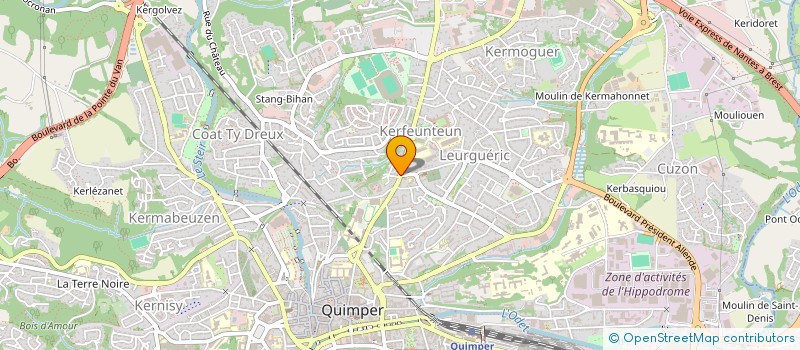 localisation de l'entreprise MONSIEUR ERWAN CHEVAUCHER à QUIMPER