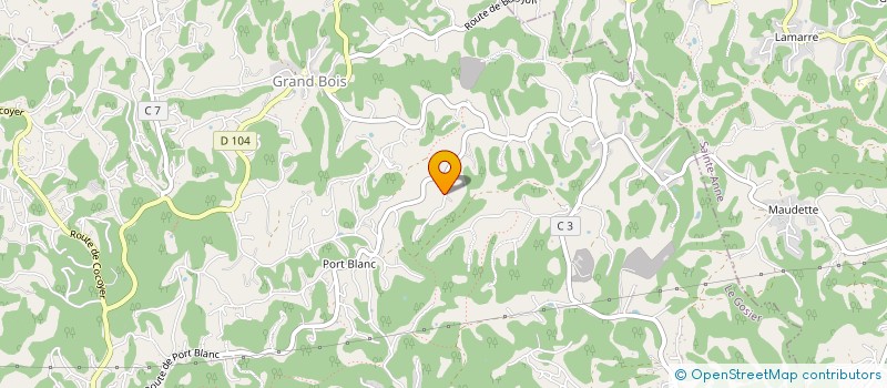 localisation de l'entreprise MONSIEUR ERWAN CHEVREL  LE GOSIER