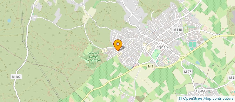 localisation de l'entreprise MONSIEUR ERWAN CHOQUET à PIGNAN