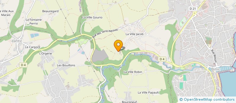 localisation de l'entreprise MONSIEUR ERWAN COADOU-LE BROZEC à BINIC-ETABLES-SUR-MER