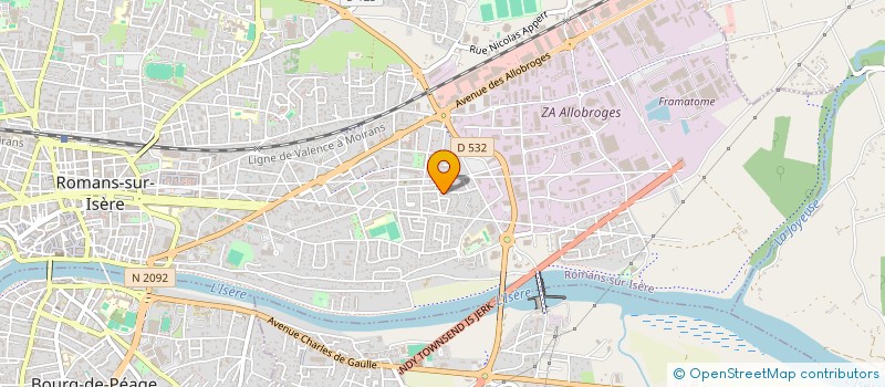 localisation de l'entreprise MONSIEUR ERWAN COLIAT à ROMANS-SUR-ISERE