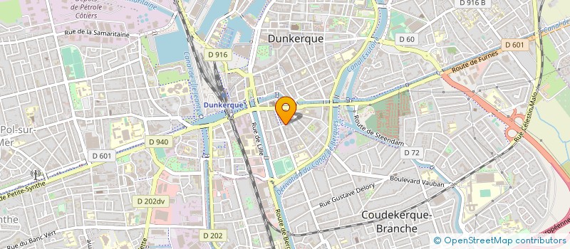 localisation de l'entreprise MONSIEUR ERWAN COUBEL à DUNKERQUE