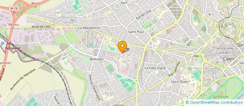 localisation de l'entreprise MONSIEUR ERWAN COUBRAY à CAEN