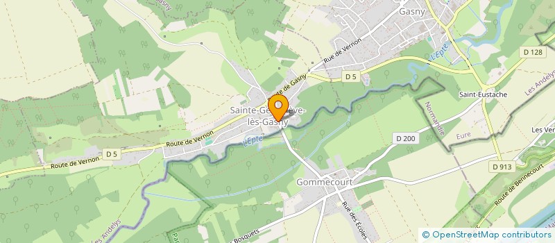 localisation de l'entreprise MONSIEUR ERWAN COUTANCE  SAINTE-GENEVIEVE-LES-GASNY