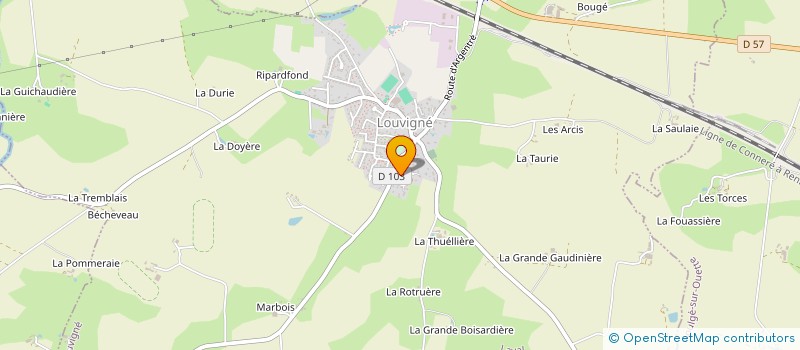 localisation de l'entreprise MONSIEUR ERWAN COUTARD à LAVAL